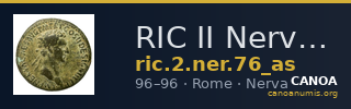 RIC II Nerva 76 (as) — CANOA