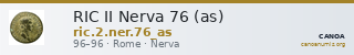 RIC II Nerva 76 (as) — CANOA
