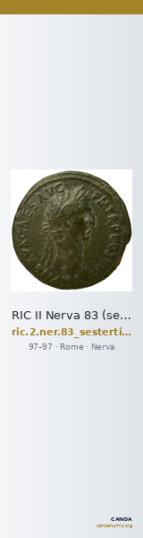 RIC II Nerva 83 (sestertius) — CANOA