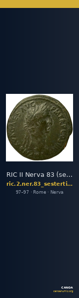 RIC II Nerva 83 (sestertius) — CANOA