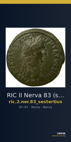 RIC II Nerva 83 (sestertius) — CANOA