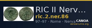 RIC II Nerva 86 — CANOA