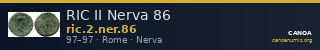 RIC II Nerva 86 — CANOA