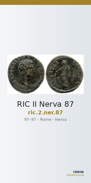 RIC II Nerva 87 — CANOA