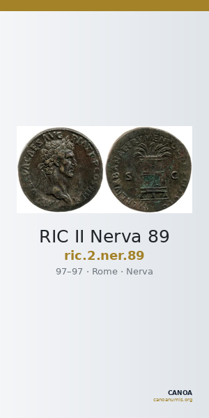 RIC II Nerva 89 — CANOA