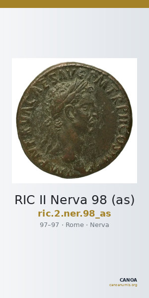 RIC II Nerva 98 (as) — CANOA