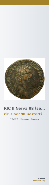 RIC II Nerva 98 (sestertius) — CANOA
