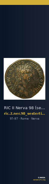 RIC II Nerva 98 (sestertius) — CANOA