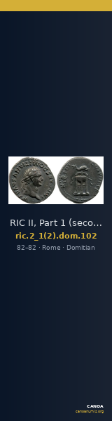RIC II, Part 1 (second edition) Domitian 102 — CANOA