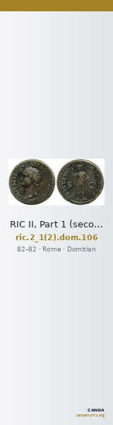 RIC II, Part 1 (second edition) Domitian 106 — CANOA