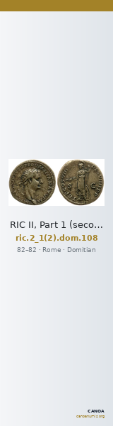 RIC II, Part 1 (second edition) Domitian 108 — CANOA