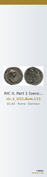 RIC II, Part 1 (second edition) Domitian 115 — CANOA