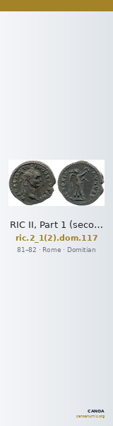 RIC II, Part 1 (second edition) Domitian 117 — CANOA