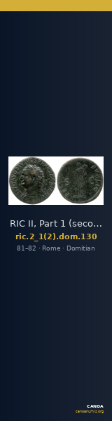 RIC II, Part 1 (second edition) Domitian 130 — CANOA