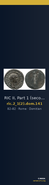 RIC II, Part 1 (second edition) Domitian 141 — CANOA