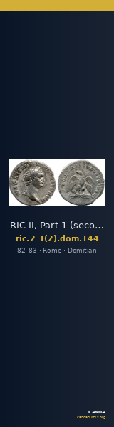 RIC II, Part 1 (second edition) Domitian 144 — CANOA