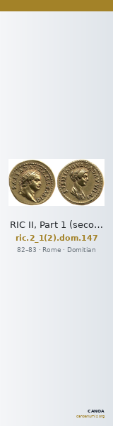RIC II, Part 1 (second edition) Domitian 147 — CANOA