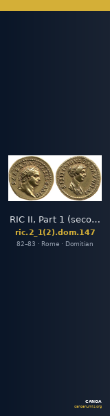 RIC II, Part 1 (second edition) Domitian 147 — CANOA