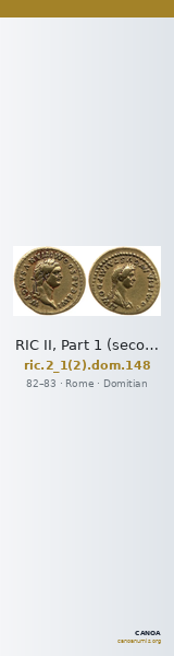 RIC II, Part 1 (second edition) Domitian 148 — CANOA