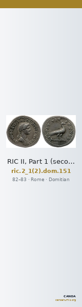 RIC II, Part 1 (second edition) Domitian 151 — CANOA