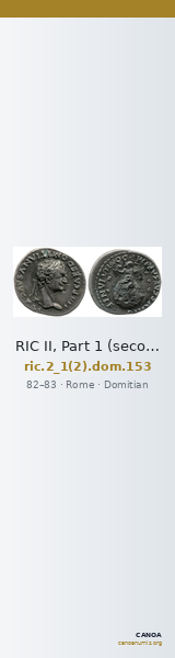 RIC II, Part 1 (second edition) Domitian 153 — CANOA
