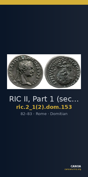 RIC II, Part 1 (second edition) Domitian 153 — CANOA