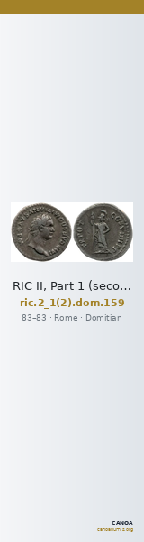 RIC II, Part 1 (second edition) Domitian 159 — CANOA