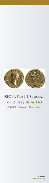 RIC II, Part 1 (second edition) Domitian 161 — CANOA