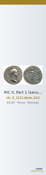 RIC II, Part 1 (second edition) Domitian 162 — CANOA