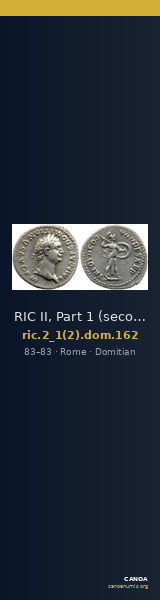 RIC II, Part 1 (second edition) Domitian 162 — CANOA