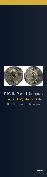 RIC II, Part 1 (second edition) Domitian 164 — CANOA