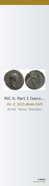 RIC II, Part 1 (second edition) Domitian 169 — CANOA
