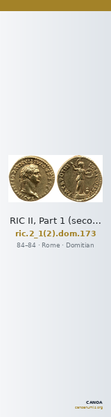 RIC II, Part 1 (second edition) Domitian 173 — CANOA