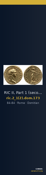 RIC II, Part 1 (second edition) Domitian 173 — CANOA