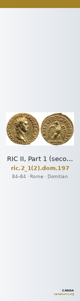 RIC II, Part 1 (second edition) Domitian 197 — CANOA