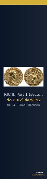 RIC II, Part 1 (second edition) Domitian 197 — CANOA