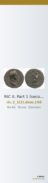 RIC II, Part 1 (second edition) Domitian 198 — CANOA