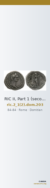 RIC II, Part 1 (second edition) Domitian 203 — CANOA