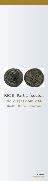 RIC II, Part 1 (second edition) Domitian 234 — CANOA