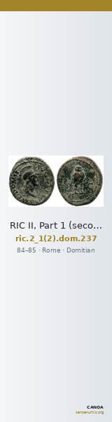 RIC II, Part 1 (second edition) Domitian 237 — CANOA