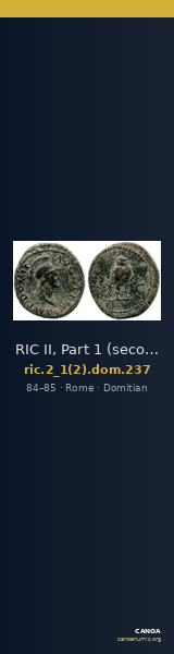 RIC II, Part 1 (second edition) Domitian 237 — CANOA