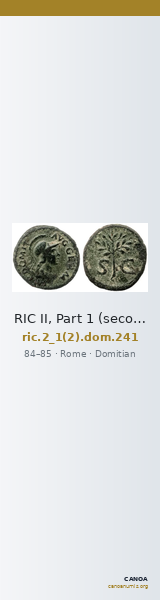 RIC II, Part 1 (second edition) Domitian 241 — CANOA