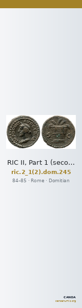 RIC II, Part 1 (second edition) Domitian 245 — CANOA