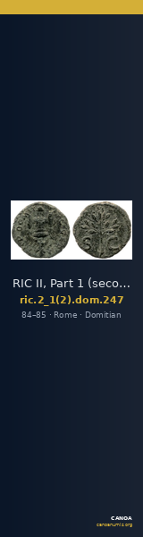 RIC II, Part 1 (second edition) Domitian 247 — CANOA