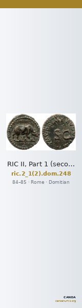 RIC II, Part 1 (second edition) Domitian 248 — CANOA