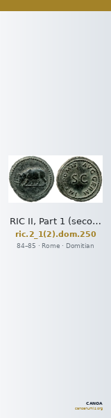RIC II, Part 1 (second edition) Domitian 250 — CANOA
