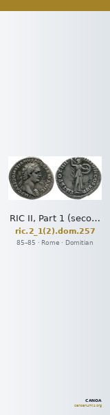 RIC II, Part 1 (second edition) Domitian 257 — CANOA
