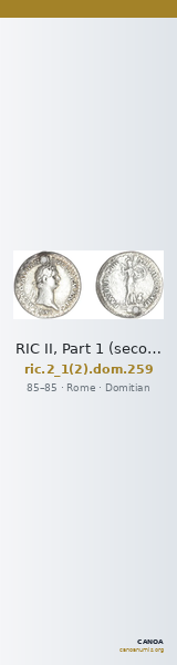 RIC II, Part 1 (second edition) Domitian 259 — CANOA