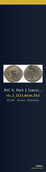RIC II, Part 1 (second edition) Domitian 262 — CANOA