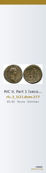 RIC II, Part 1 (second edition) Domitian 277 — CANOA